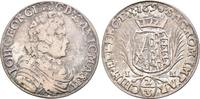Sachsen: 2/3 Taler Dresden 1690 IK Johann Georg III, 1680-1691: VF alte Patina