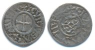 Karolinger: Karl der Kahle, 843-877. Denar. Curtisassonien -