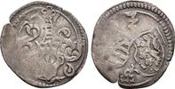 Sachsen: Dreier Freiberg o.J. Georg allein, 1530-1533: VF Riß