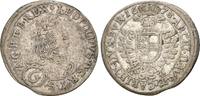 Habsburg 6 Kreuzer St.Veit 1673 Leopold I. 1657-1705 VF