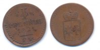 Waldeck: Georg Heinrich, 1813-1845. 1 Pfennig -