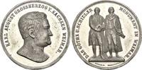 Sachsen Weimar Zinnmedaille o.J.(1857) Karl Alexander 1853-1901 UNC