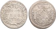 Baden 1 Kreuzer 1736 Karl Wilhelm 1709-1738 VF
