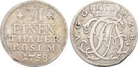 Sayn Altenkirchen: 1/6 Taler Kriegsprägung Alexander v.Brandenburg Ansbach 1754-1791 -