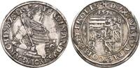 Habsburg: 10 Kreuzer Mühlau / Hall 1571 Ferdinand II, 1564-1595: VF+ Stempelfehler
