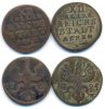 Aachen Stadt: Lot 2x 12 Heller. -