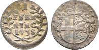 Fulda Bistum 1 Pfennig 1738 Amand v.Buseck 1737-1756 VF-EF