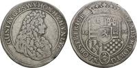 Sayn Wittgenstein Hohenstein: 2/3 Taler 1676 Gustav, 1657-1701: VF