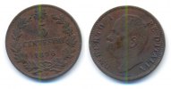 5 Centesimi 1908 R Italien: Viktor Emanuel III., 1900-1946.  Selten! Feine Kupferpatina, gutes vz