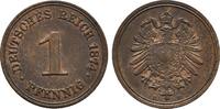 Deutschland Kaiserreich 1 Pfennig 1874 D EF