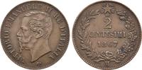 Italien 2 Centesimi Mailand Vittorio Emanuele II.1861-1878 -