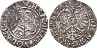Stolberg Ortenberg: 3 Kreuzer mit Titel Ferdinands II. o.J. Christof II. und Heinrich Volrad, 1618-1638: VF