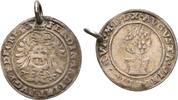 Augsburg Stadt: 10 Kreuzer MDLX = 1560 VF am Tragehenkel