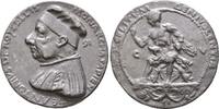 Italien: Zinnmedaille 1466, spätere Anfertigung Antonio Roselli, 1378-1466: VF Guß
