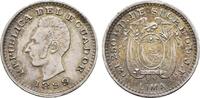 Ecuador Republik: 1/2 Decimo 1899 UNC