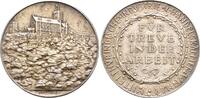 karl Götz: Versilberte Bronzemedaille o.J. VF-EF Hitzespuren