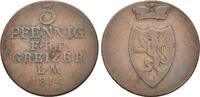Reuss ältere Linie: 3 Pfennig Heinrich XIII, 1800-1817: -