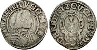 Preussen: 1/24 Taler Halberstadt 1656 Friedrich Wilhelm, 1640-1688: VF seltene variante