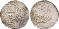 Würzburg Bistum: Denar Gottfried von Spitzenberg-Helfenstein 1186-1190 VF