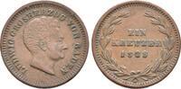 Baden Durlach: 1 Kreuzer 1828 Ludwig, 1818-1830: VF