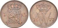 Niederlande Königreich: 1 Cent 1877 Wilhelm III, 1849-1890: UNC