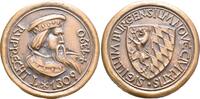 Pfalz alte Kurlinie: Bronzemedaille o.J. Ruprecht I. der Rote, 1353-1390: EF