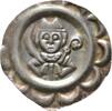 Augsburg Bistum: Brakteat Hartwig II. von Hirnheim, 1202-1208: EF Patina, selten !!