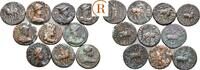 Indien: Kushan Lot 10 x Tetradrachmen Soter Megas, ca. 55-105 VF und VF-s, Fundstücke