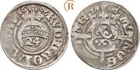 Göttingen Stadt: 1/24 Taler Zwitterprägung 1606 VF unediert