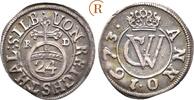 Braunschweig Lüneburg Celle: 1/24 Taler 1673 RD Georg Wilhelm, 1665-1705: VF-EF