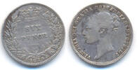 Grossbritannien: Victoria, 1837-1901. Six Pence -