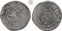 Coburg Thüringische Landgrafschaft: Pfennig nach Würzburger Schlag Friedrich III. der Strenge, 1353-1381: VF