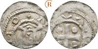 Mainz, Speyer, Worms: Nachahmung: Denar Otto III, 983-1002: VF dezentriert