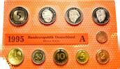 BRD: Kursmünzensatz 1 Pfennig bis 5 Mark 1995 A BU