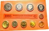 BRD: Kursmünzensatz 1 Pfennig bis 5 Mark 1995 G BU