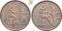 Belgien Brüssel Stadt: Bronzemedaille von A. Michaux a.d. Münzherstellung 1910 EF