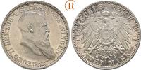 Kaiserreich: Sachsen Meiningen: 2 Mark 1901 D Georg II, 1866-1914: Proof leichte Kratzer auf der Vorderseite