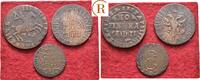 Russland: Lot 3 bessere Kupfermünzen  VF
