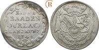 Baden Durlach: 12 Kreuzer 1745 Karl Friedrich, 1738-1745: VF