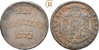Konstanz Bistum: 1 Kreuzer Günzburg 1773 G Franz Conrad von Rodt, 1750-1775: VF