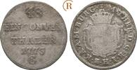 Habsburg: 1/48 Taler Günzburg 1773 G Maria Theresia, 1740-1780: VF-