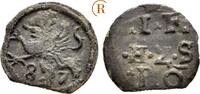 Pommern Stettin: Pfennig 1587 Johann Friedrich, 1569-1600: VF Zainende, gut ausgeprägt