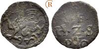 Pommern Stettin: Pfennig 1591 Johann Friedrich, 1569-1600: VF Fundpatina