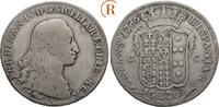 Italien Neapel und Sizilien: Piastra zu 120 Grani Neapel 1786 Ferdinand IV., 1759-1799: VF