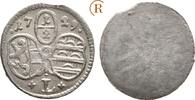 Salzburg Erzbistum: Einseitiger 1/2 Kreuzer 1729 L Leopold Anton Eleutherius von Firmian, 1727-1744: UNC-