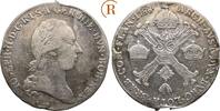 Habsburg: 1/2 Kronentaler 1788 Josef II, 1765-1790: VF Broschierspuren