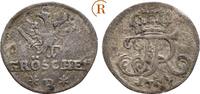Preussen: Gröschel Breslau 1754 B Friedrich II. der Große, 1740-1786: VF