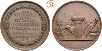 Regensburg Stadt: Bronzemedaille auf die 25. Wanderversammlung 1883 fast BU