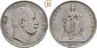 Preussen: Siegestaler 1871 Wilhelm I, 1861-1888: VF Broschierspuren