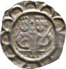 Donauwörth Königliche Münzstätte: Brakteat Heinrich VI, 1190-1197: VF Prägeschwächen